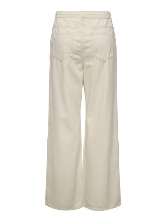 Women's Jean Trousers Ecru
