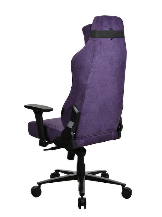 Arozzi Vernazza Soft Fabric Геймърски стол с регулируеми подлакътници Purple