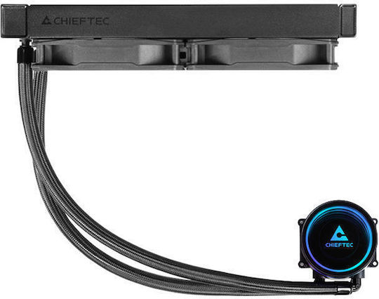 Chieftec Iceberg 240 Water Cooling AIO CPU With 2 Fans 120mm And RGB Lighting