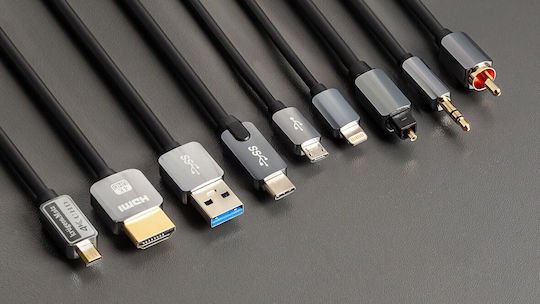 Kruger & Matz Optical Audio Cable TOS male - TOS male Μαύρο 1m (KM0319)