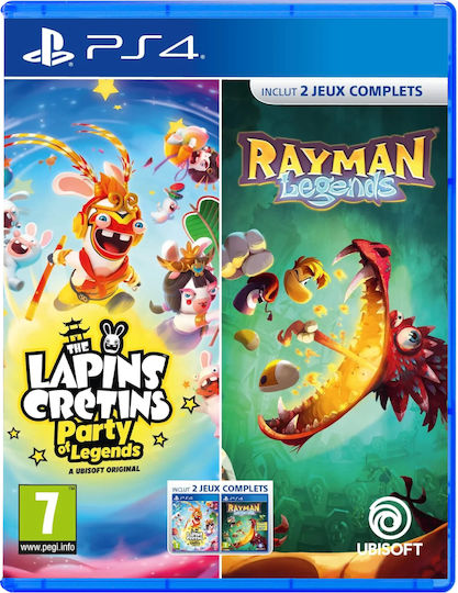 Rabbids Party Of Legends + Rayman Legends PS4 Game