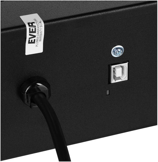 Ever ECO Pro 700 AVR CDS 19" 2U UPS Line-Interactive 700VA 420W με 3 Πρίζες