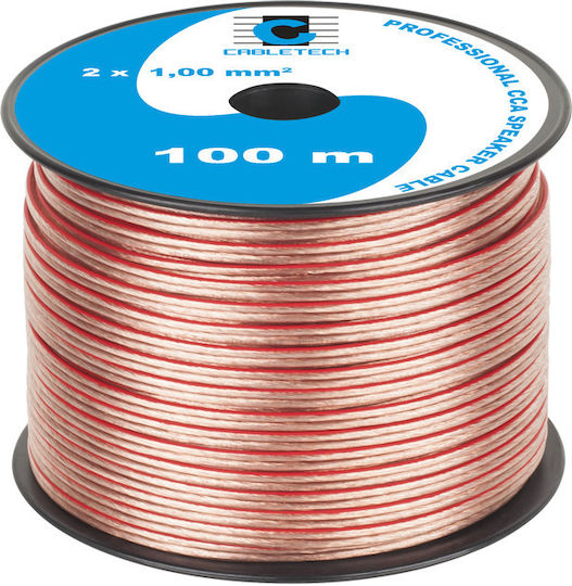 Cabletech Καλώδιο Ηχείου Ατερμάτιστο 100m (KAB0357)