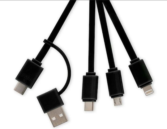 Legami Milano Link Up Regular USB to Lightning / Type-C / micro USB 1m 3A Cable (UCC0012)