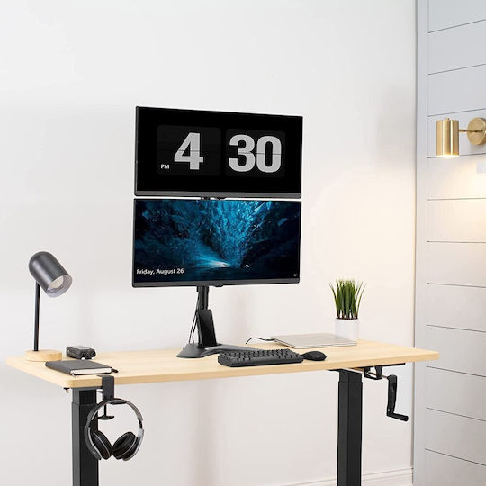 Techly ICA-LCD 2520V2 Стойка за 2 Монитори до 32" Черна