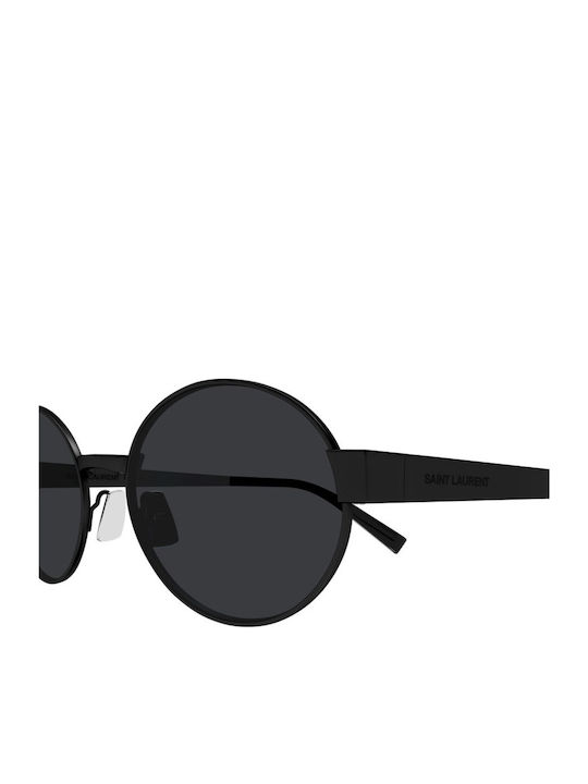 Ysl Unisex Sunglasses with Black Metal Frame and Black Lens SL 692 001