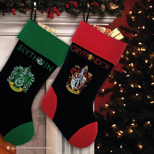 Christmas Decorative Sock Gryffindor 45cm Fabric M24xW24xH45cm Red