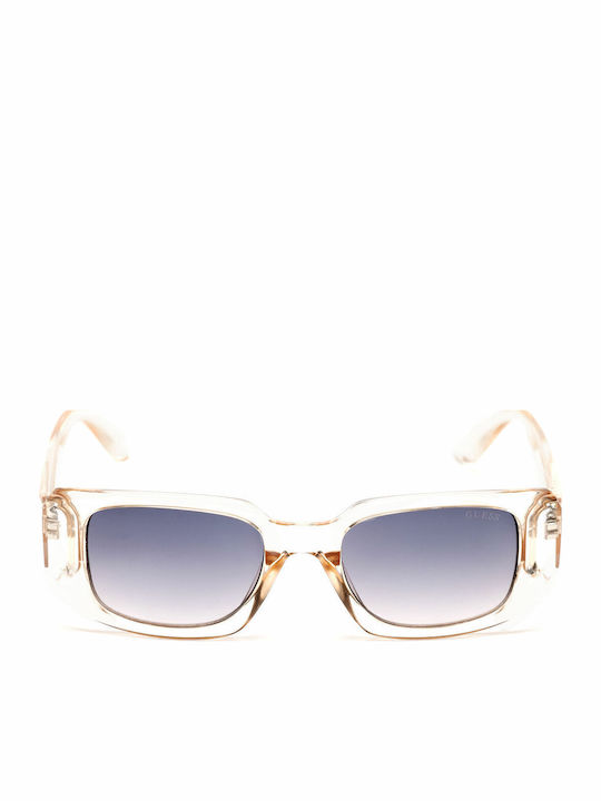 Guess Feminini Ochelari de soare cu Bej Cadru și Albastru Degrade Lentilă GF6192 27W