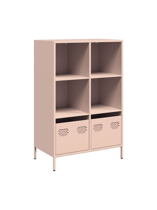 Βιβλιοθήκη Ροζ 68x39x103.5εκ.
