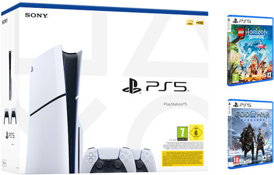 Sony PlayStation 5 1TB & Lego Horizon Adventures + God Of War