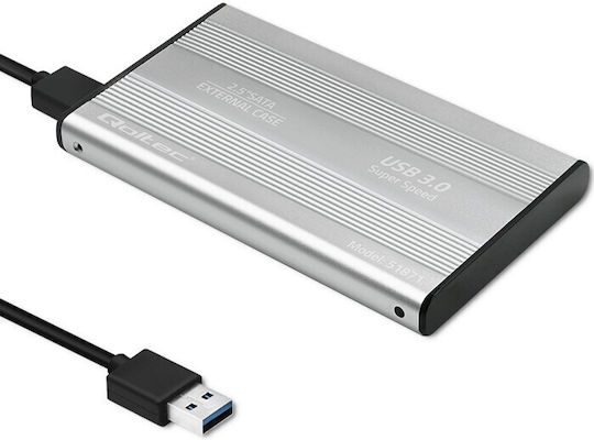 Qoltec 51871 Защитен Калъф Сребрист