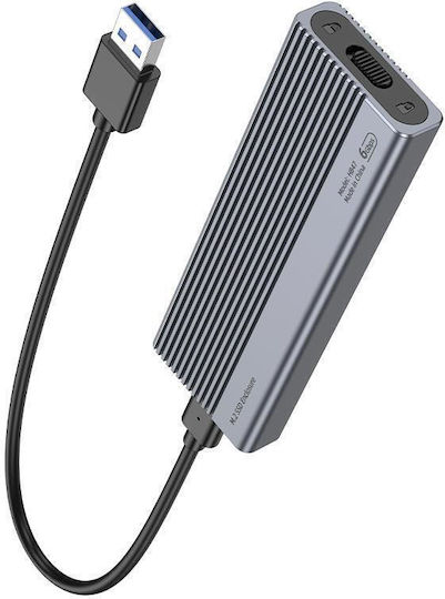 Hoco 295428 M.2 to SATA Gray