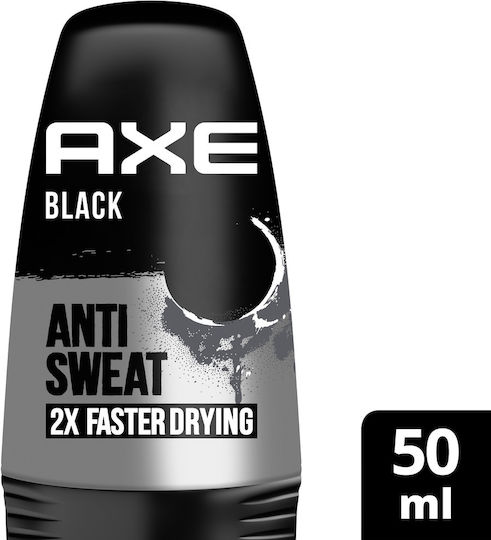 Axe Black Anti Sweat Antiperspirant Anti-Transpirant Deodorant 48h in Roll-On 50ml