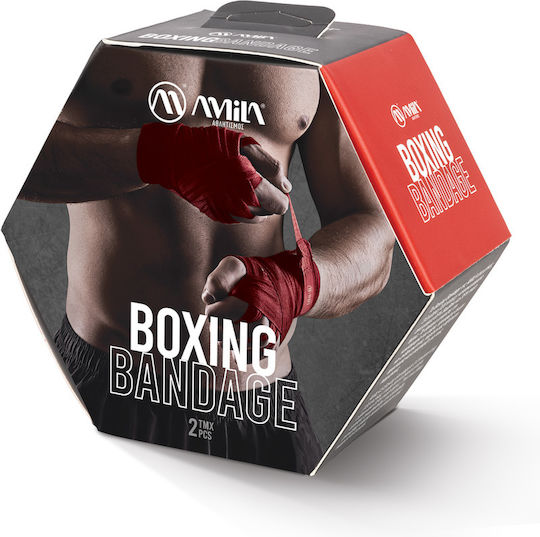 Amila Boxing Handwrap 4.5m Red 32004