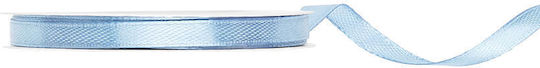 Satin Ribbon Misty Blue 6mm/25m