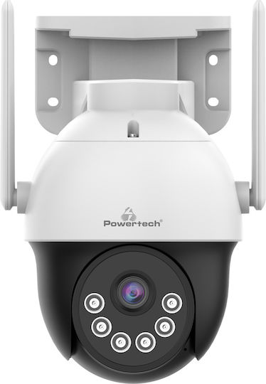 Powertech PT-1339 IP Κάμερα Παρακολούθησης Wi-Fi Full HD+ 3MP Αδιάβροχη με Αμφίδρομη Επικοινωνία και Φακό 4mm