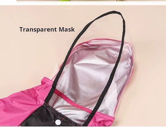 Pink Waterproof Dog Coat with Hood XSmall