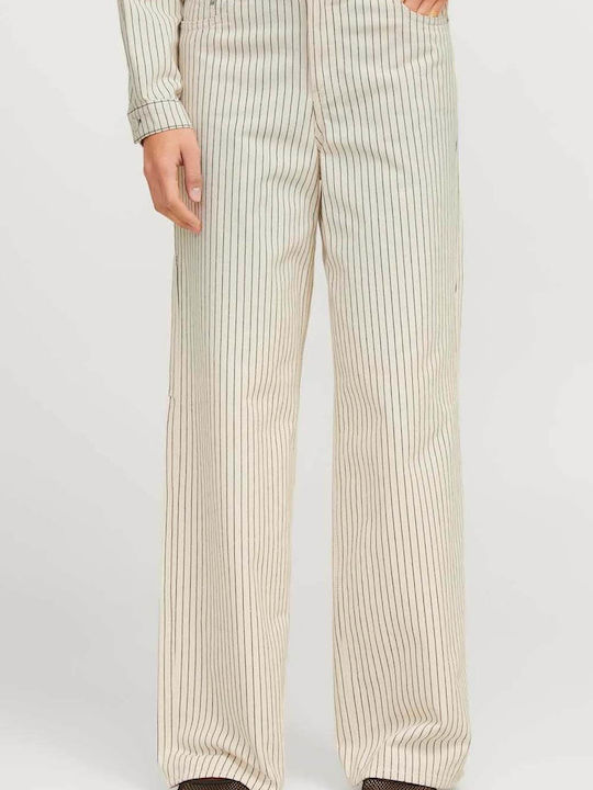 Tokyo Damen Stoff Hose Blanc De Blanc
