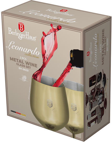 Berlinger Haus Pahar pentru Vin Alb din Metal