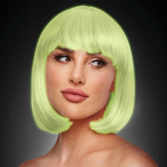 Pleasure Wigs Cici Perucă Roz strălucește în întuneric Roz