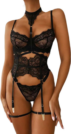 La Lolita Amsterdam Sexy Dessous-Set Schwarz