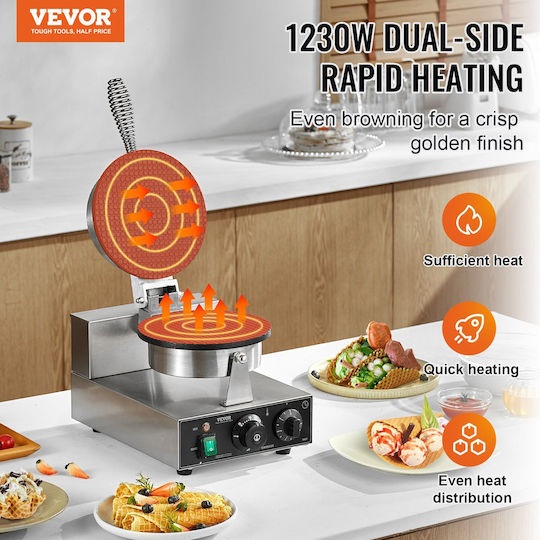 Vevor Commercial Cone Waffle Maker SYBJLTTHFBJDEUE83V2
