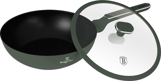 Berlinger Haus Aluminum Wok with Lid Non-Stick Interior Coating 28cm