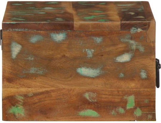 Κομοδίνα από Μασίφ Ξύλο Πολύχρωμα 2τμχ 40x30x19cm
