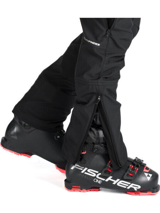 Northfinder NOF-NO-3974SNW-269_1 Ανδρικό Παντελόνι Σκι & Snowboard Soft Shell Μαύρο
