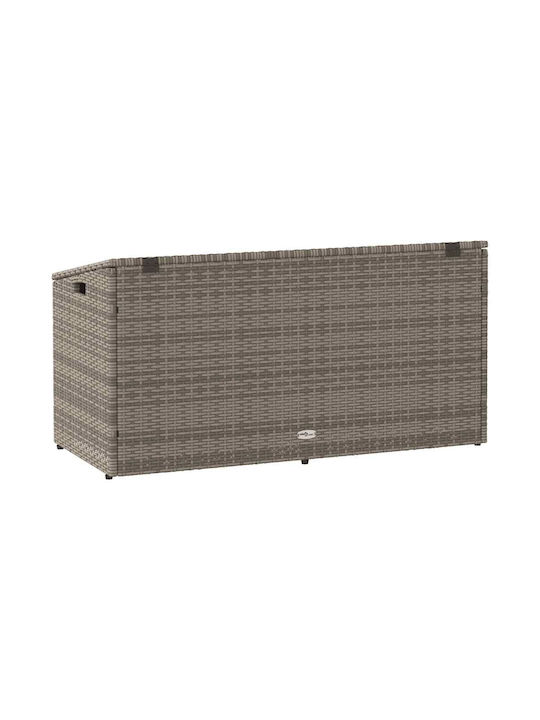 vidaXL Outdoor Storage Box Gray L110xW50xH58cm