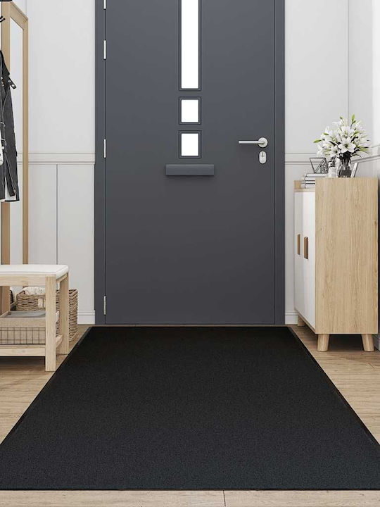 vidaXL Entrance Mat Anti-slip Black