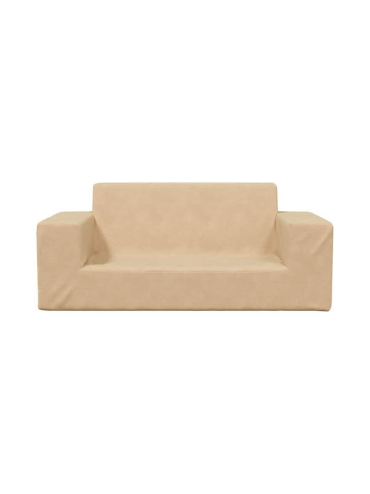 Sofa with Armrests Beige 84x38x34cm