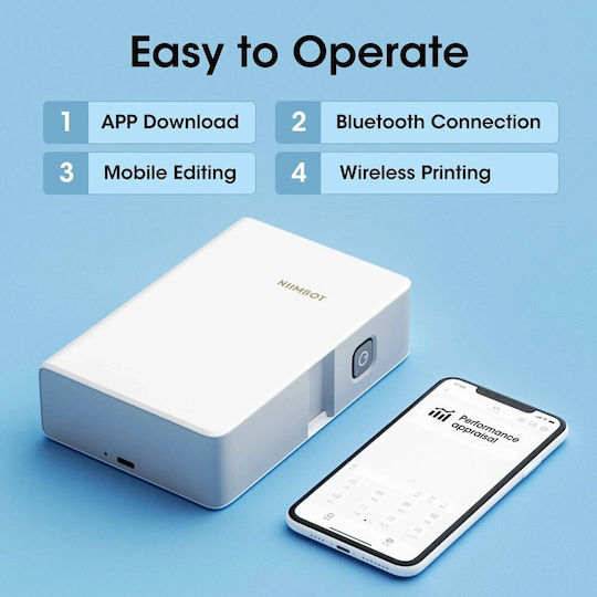 Niimbot Label Printer USB, Bluetooth 203 dpi