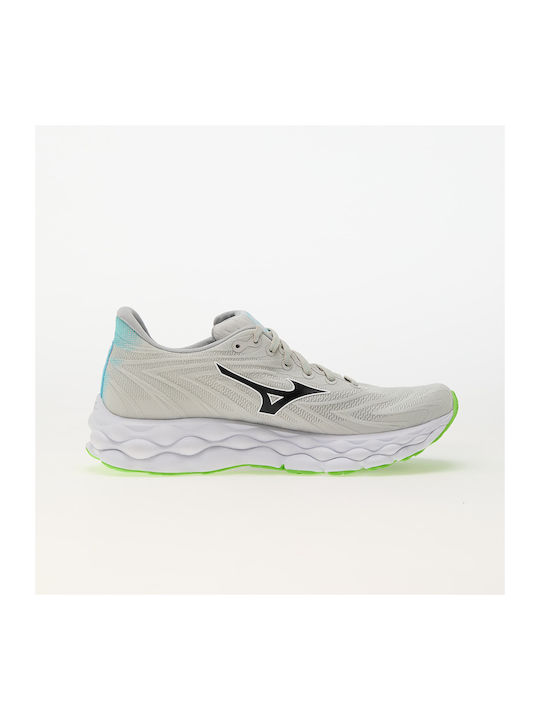 Wave Sky 8 Sport Shoes Running Nimbus Cloud / Black / Green Gecko