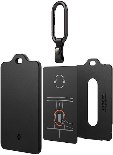Car Key Cover Case Card Holder 2PK made of for Tesla in Black Color