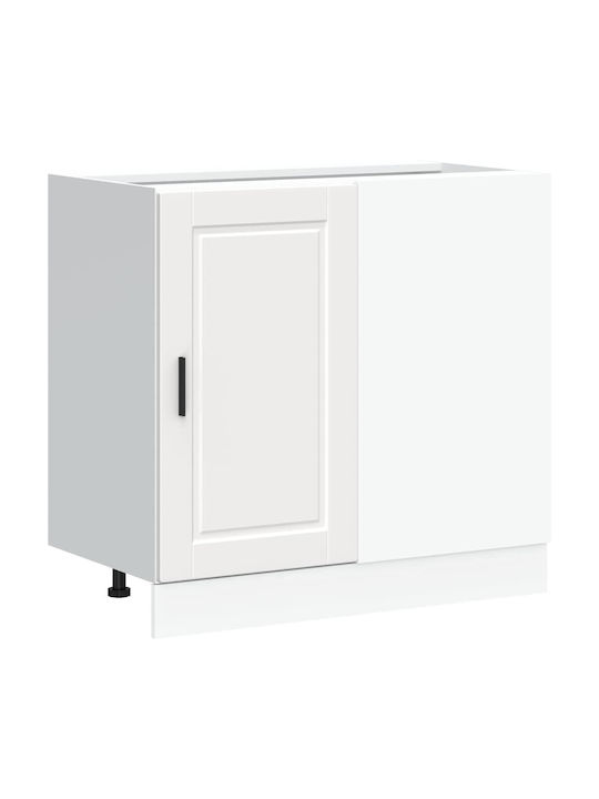 Eckschrank Boden White 86x46x81.5Stück