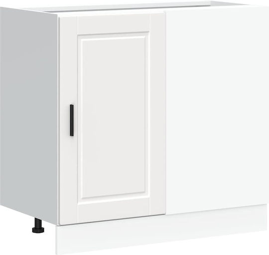 Eckschrank Boden White 86x46x81.5Stück