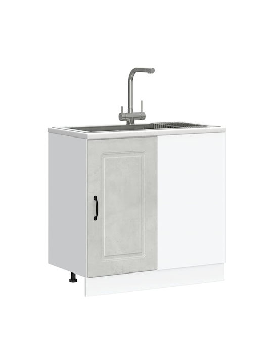 Eckschrank Boden Grey 86x46x81.5Stück