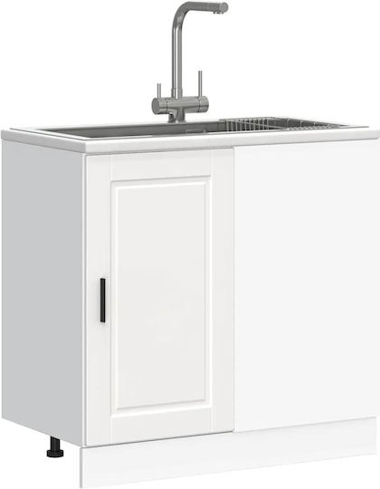 Eckschrank Boden White 86x46x81.5Stück