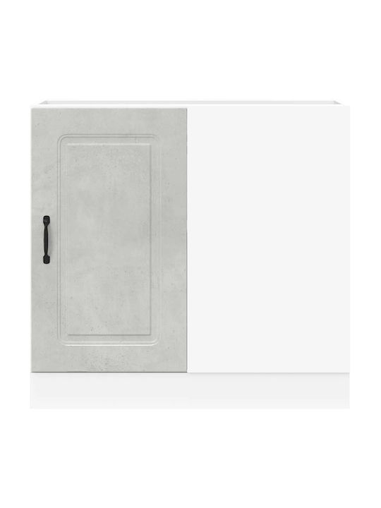 Eckschrank Boden Grey 86x46x81.5Stück
