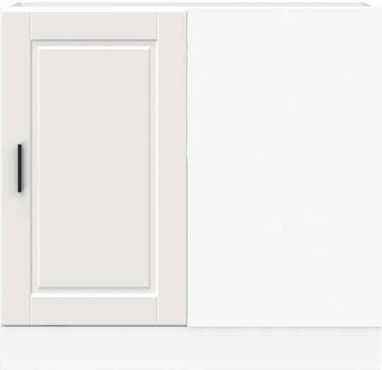 Eckschrank Boden White 86x46x81.5Stück
