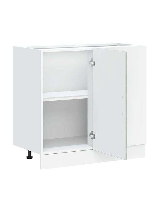 Dulap de Colț pardoseală Gri 86x46x81.5buc