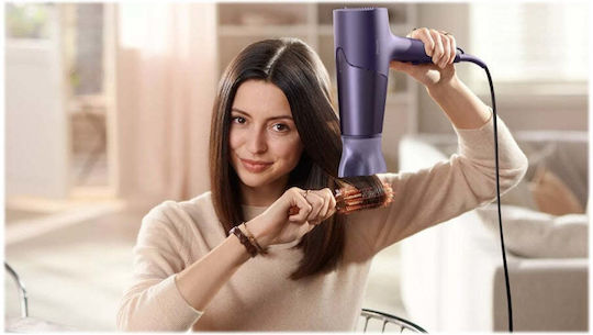 Philips Series 5000 Ionic Сешоар с Дифузер 2300W Лилаво