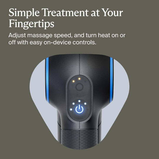 Therabody Gun Massage for the Body with Vibration and Heating Function Black