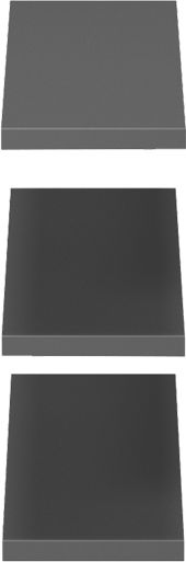 Divar Wall Shelf Grey Shade 60x14.5x1.8cm