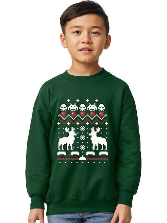 Kinder-Sweatshirt Forest Green