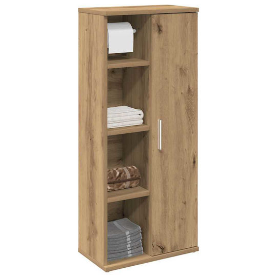 vidaXL Ντουλάπι Μπάνιου 39x22x90cm Δρυς