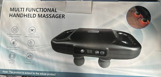 Handheld Body Massage Device with 4 Heads