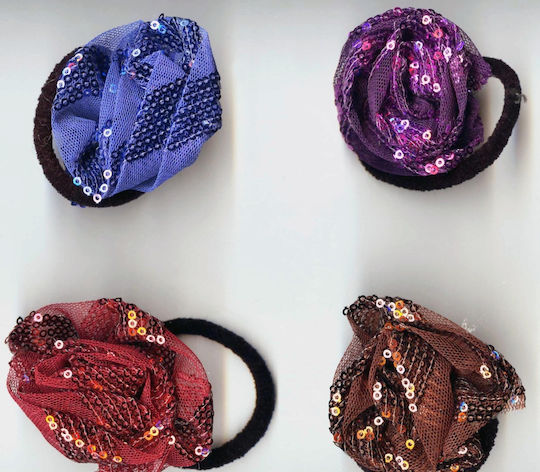 Brown Hair Scrunchie 3019ΧΡ Brown