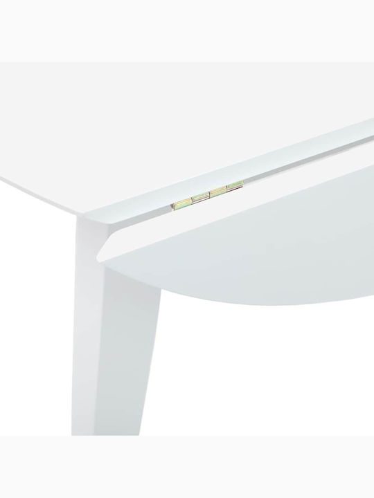 Table Dining Room from Solid Wood White 90x55x74cm